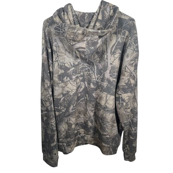 Negative Space Full Zip Camo Waffle Knit Hoodie Mens XL Sweashirt New NWT - Picture 6 of 6